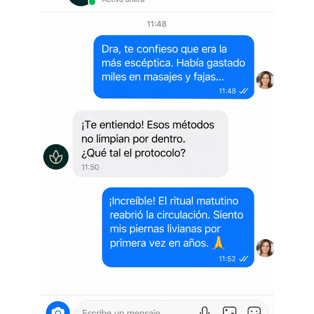 Print de depoimento de cliente por WhatsApp